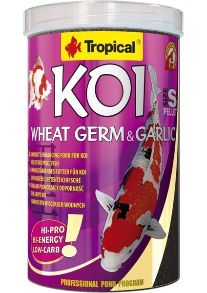 Wheat Germ & Garlic Pellet S 1000ML 320GR. modelleri