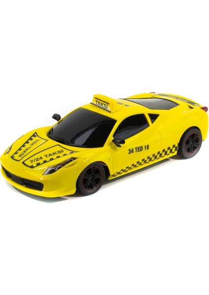 1:16 Ölçek Uzaktan Kumandalı Sarı Taksi Ferrari Işıklı Şarjlı fiyatları