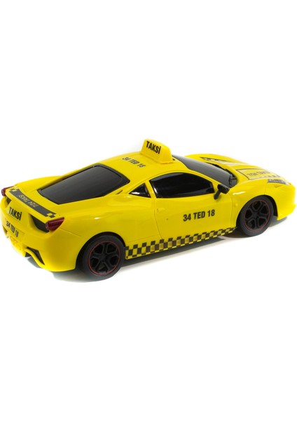 1:16 Ölçek Uzaktan Kumandalı Sarı Taksi Ferrari Işıklı Şarjlı fırsatları
