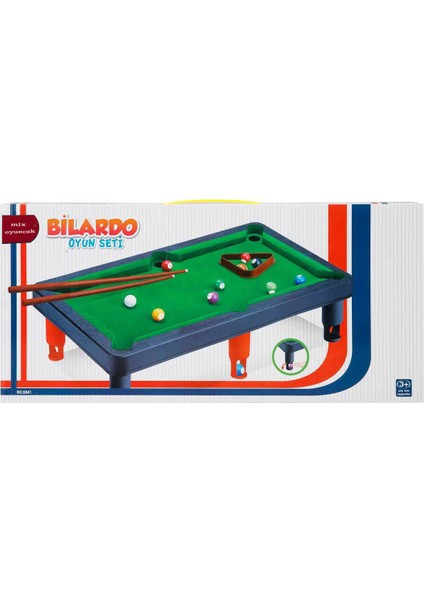 Oyuncak Bilardo Masa Üstü Ayaklı Bilardo Seti