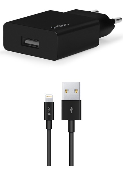 Smartcharger 2.1A Seyahat Şarj Aleti + Lightning Kablo 2 Yıl Garantili