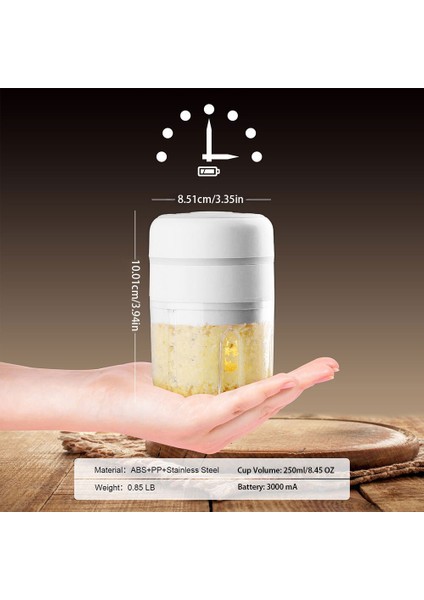Elektrikli Sarımsak Masher Sturdy Dayanıklı Mini Kırıcı Kıyıcı Ezilmiş Zencefil Için Şarj Şarj (Yurt Dışından) fırsatları