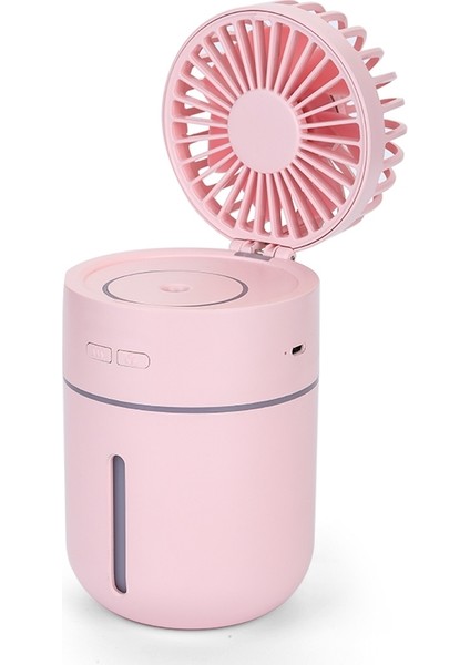 T9 Taşınabilir Ayarlanabilir USB Şarj Masaüstü Humiding Fan 3 Hızlı Kontrol Pembe (Yurt Dışından)