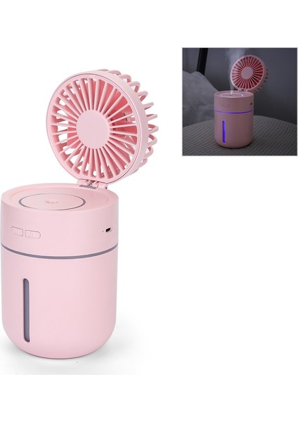 T9 Taşınabilir Ayarlanabilir USB Şarj Masaüstü Humiding Fan 3 Hızlı Kontrol Pembe (Yurt Dışından)