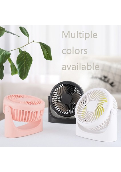 Jd-Q1 Ofis Öğrenci Yurt Mini Sessiz USB Fan Siyah (Yurt Dışından)