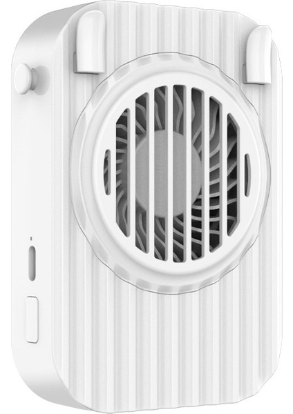Y-2 Asma Boyun Fan Masaüstü USB Spor Açık Hava Taşınabilir Fan Beyaz (Yurt Dışından)