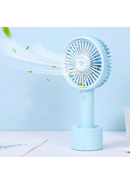 USB Taşınabilir Açık Mini Fan Cep Telefonu Tutucu Gece Işığı Küçük Fan Koyu Mor (Yurt Dışından)