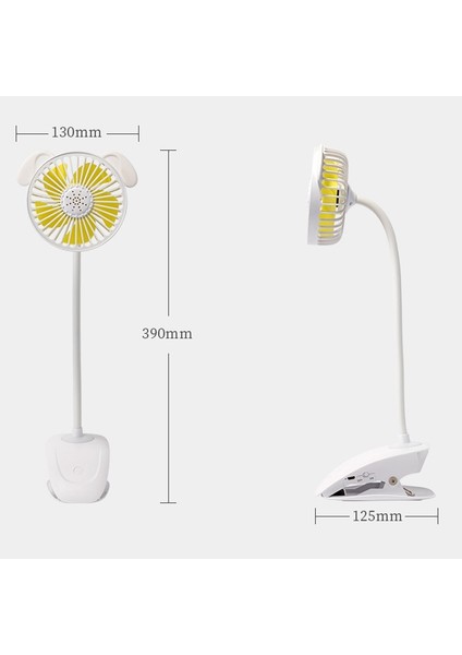 Bd-Jz8 Yaramaz Köpek Klipsi USB Fiş Şarj Fanı Beyaz (Yurt Dışından) fiyatları