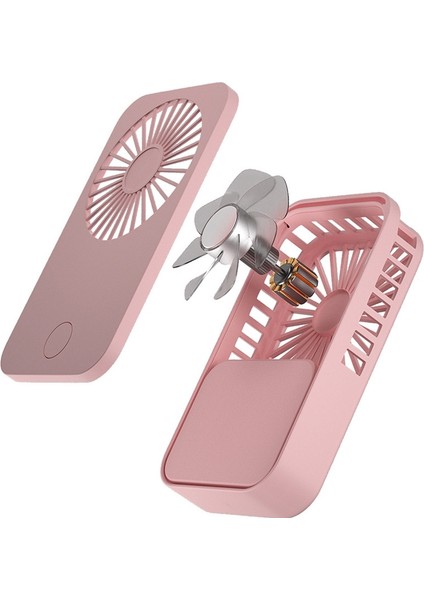 F18 USB Mini Yaz USB El Taşınağı Masaüstü Fan Pembe (Yurt Dışından)