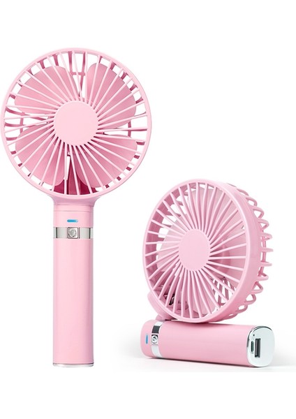 3 Hızlı Kontrol ve Gece Işığı Pembe ile S2 Taşınabilir Katlanabilir Elektrikli Elektrik Fan (Yurt Dışından)