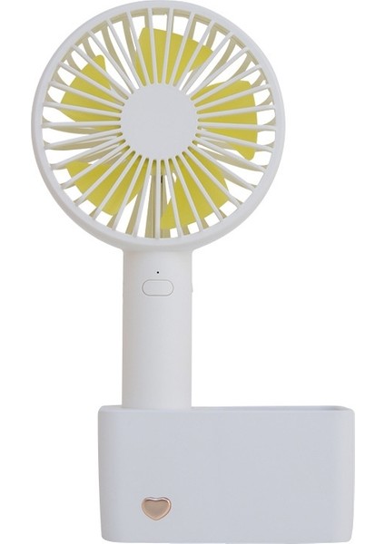 MR-005 Yaz Taşınabilir Sessiz Masaüstü USB El Taşıyıcı Mini Fan Beyaz (Yurt Dışından)