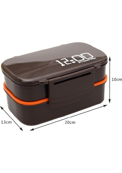 Three Beans 1400 ml Çift Katmanlı Plastik Öğle Yemeği Kutusu (Yurt Dışından) fiyatları