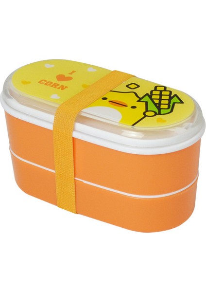 Three Beans Karikatür Sağlıklı Plastik Öğle Yemeği Kutusu 600 ml (Yurt Dışından)