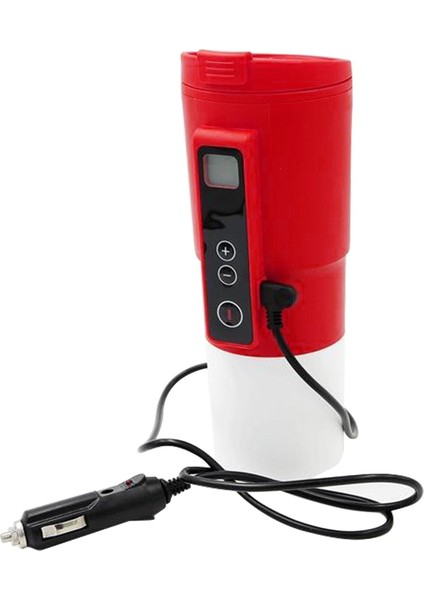 12V Akıllı Otomatik Elektrikli Isıtma Kahve Kupa Araba Akıllı Isıtmalı Kırmızı (Yurt Dışından)