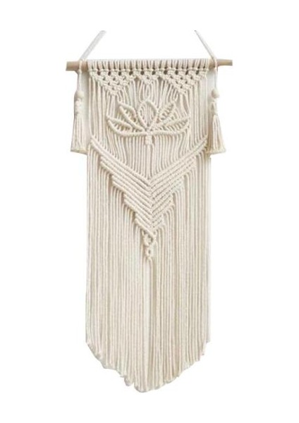 30 * 60 cm Nordic Makrome Dokuma Goblen Boho Chic Bohemian Duvar Asılı Ev Dekorasyon El Sanatları Pamuk Halat Dokuma Kapalı Sanat Odası Destek | Dekoratif Gobiyeller (Yurt Dışından)