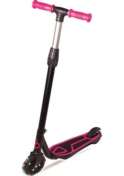 2 Tekerlekli Işıklı Scooter Pembe 5+