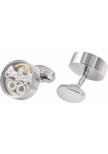 Funktional Tourbillon Izle Erkek Fransız Gömlek Için Kol Düğmeleri Kol Düğmesi Erkekler Takı Etrafında Manşet Düğmeleri | Kravat Klipler Ve;kol Düğmeleri (Yurt Dışından)