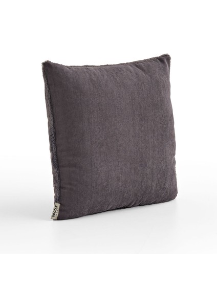 Home Peluş Antrasit Kırlent modelleri