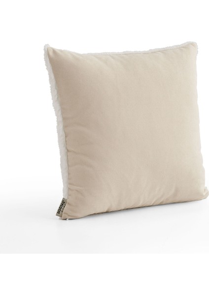 Home Peluş Ekru Kırlent modelleri