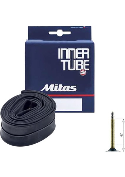 28/29X1.75/2.45 FV47 Ince Sibop Bisiklet Iç Lastiği