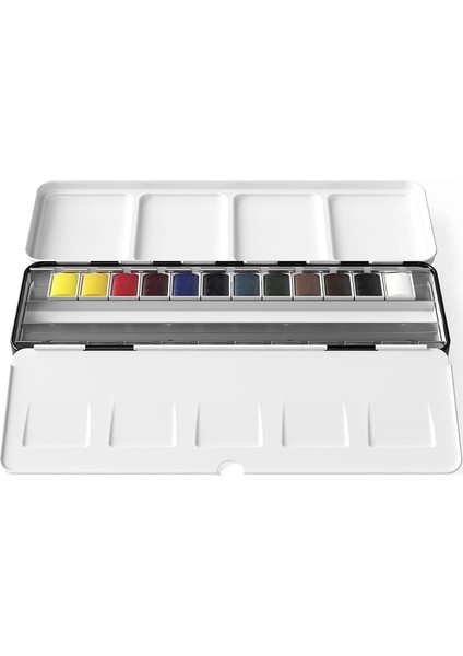 Winsor & Newton Winsor Newton Cotman Metal Kutu Sulu Boya Seti 12 Renk