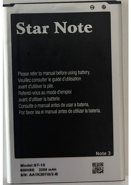 Samsung Galaxy NOT3BATARYA Pil B800BE 3200 Mah
