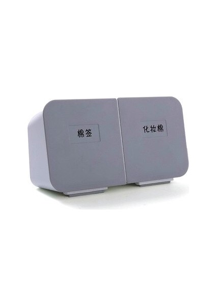 Duvara Monte Pamuklu Çubuk Saklama Kutusu Makyaj Pamuk Ped Kozmetik Konteyner Takı Organizatör Durumda Çok Amaçlı Ev Depolama | Saklama Kutuları ve bidon (Yurt Dışından)