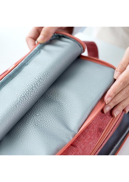 Erkekler Tuvalet Seti Polyester Seyahat Kozmetik Çantası Makyaj Taşınabilir Kadınlar Için Makyaj Çantası Organizatör Için El Çanta Fermuar Kılıfı | Kozmetik Çanta ve davalar (Yurt Dışından) fiyatları