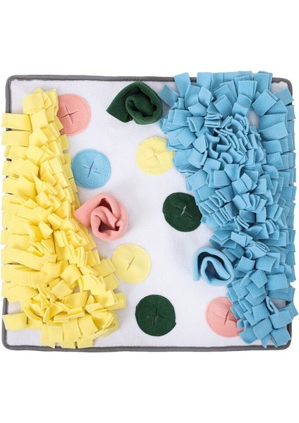 Pet Köpek Snuffle Mat Burun Kokusu Eğitim Battaniye Koku Ped Besleme Kase Yıkanabilir Gıda Dağıtıcı Halı Pet Oynama Malzemeleri | Köpek Oyuncakları (Yurt Dışından)