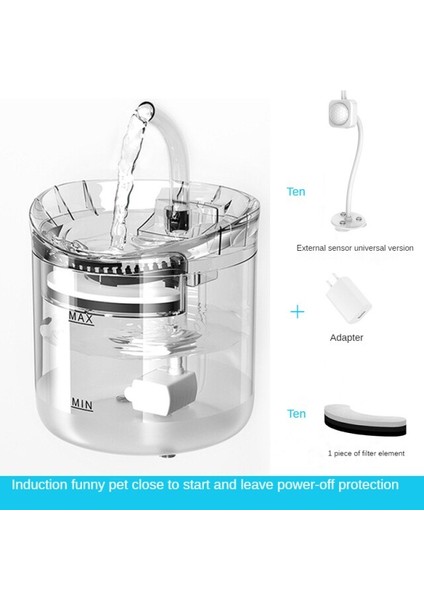 Kedi Su Içme Çeşmesi Filtre Otomatik Sensör Drinker Kediler Için Besleyici Pet Su Dağıtıcı Oto Drinker Çeşmesi Kediler Için | Kedi Besleme ve sulama Malzemeleri (Yurt Dışından) fiyatları