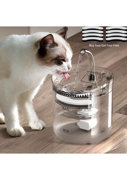 Kedi Su Içme Çeşmesi Filtre Otomatik Sensör Drinker Kediler Için Besleyici Pet Su Dağıtıcı Oto Drinker Çeşmesi Kediler Için | Kedi Besleme ve sulama Malzemeleri (Yurt Dışından) fırsatları