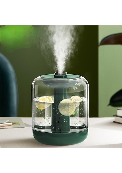 Büyük Kapasiteli Hava Nemlendirici Şarj Edilebilir Aroma Uçucu Yağ Difüzör USB Mist Maker Ev Için 1000 ml (Yeşil) (Yurt Dışından)