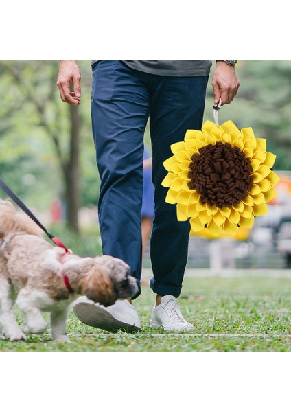Ayçiçeği Şekli Köpek Snuffle Mat Yavru Yeme Gıda Dağıtıcı Eğitim Koku Besleme Battaniyesi Stres Pad Yavru Köpek Kaynağı Rahatlatmak | Evler, Kennels kalemler (Yurt Dışından)