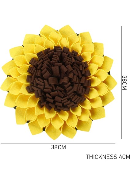 Ayçiçeği Şekli Köpek Snuffle Mat Yavru Yeme Gıda Dağıtıcı Eğitim Koku Besleme Battaniyesi Stres Pad Yavru Köpek Kaynağı Rahatlatmak | Evler, Kennels kalemler (Yurt Dışından)