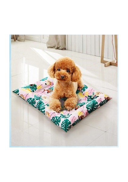 Köpek Kedi Yatak Mat, Kennel Pad Yumuşak Crate Mat Anti Kayma Alt Makine ile Yıkanabilir Pet Yatak Için Pet Yaz Uyku | Kedi Yatakları ve paspaslar (Yurt Dışından)