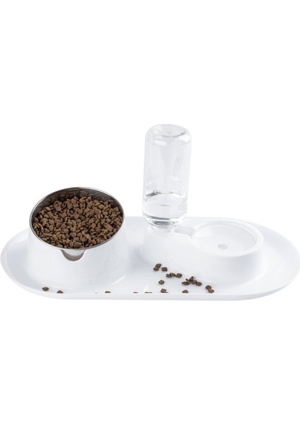 Pet Köpek Kedi Kase Otomatik Besleyici Yavru Çift Kaseler Besleme Placemat Yıkanabilir Su Içme Dağıtıcı Köpekler Için Kediler Malzemeleri | Kedi Besleme ve sulama Malzemeleri (Yurt Dışından)