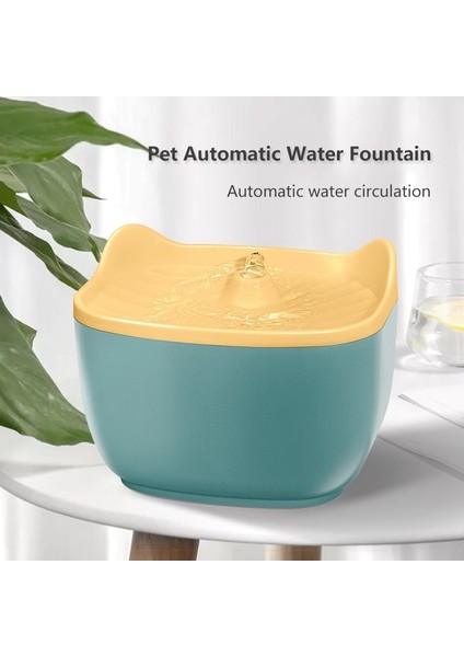 2.5l Büyük Kapasiteli Yavru Kedi Su Çeşmesi Otomatik Pet Kedi Su Çeşmesi Elektrikli Köpek Kedi Pet Bowl Pet Su Pipseri | Kedi Besleme ve sulama Malzemeleri (Mavi) (Yurt Dışından) fiyatları