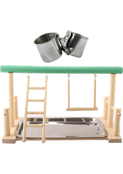 Parrot Kuş Perch Masa Üstü Orta ve Için Stand Oynabüyük Irklar Ev Yard Bahçesi Asılı Dekor | Kuş Oyuncakları (Yurt Dışından) fiyatları