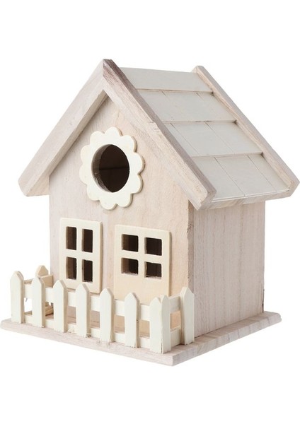 Ahşap Kuş Evi Yetiştiriciliği Kafes Çit Kutusu Yuva Bahçe Backyard Ev Dekorasyon | Kuş Kafesleri ve yuvalar (Yurt Dışından)