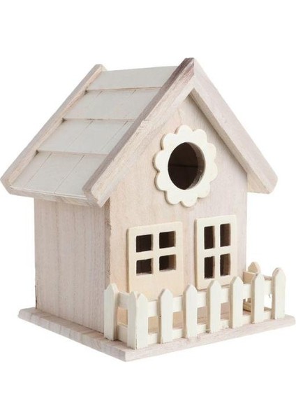 Ahşap Kuş Evi Yetiştiriciliği Kafes Çit Kutusu Yuva Bahçe Backyard Ev Dekorasyon | Kuş Kafesleri ve yuvalar (Yurt Dışından)