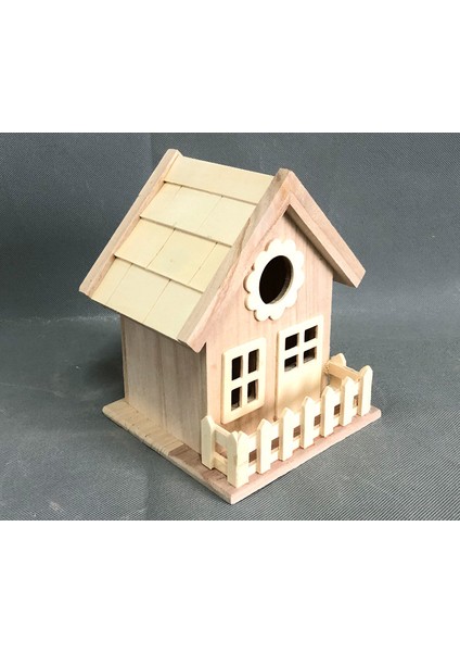 Ahşap Kuş Evi Yetiştiriciliği Kafes Çit Kutusu Yuva Bahçe Backyard Ev Dekorasyon | Kuş Kafesleri ve yuvalar (Yurt Dışından)