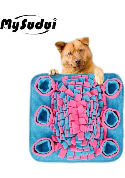 Pet Kedi Köpek Snuffle Mat Interaktif Köpek Bulmaca Oyuncaklar Oyunu Besleyici Yavaş Besleme Pet Sniffing Mat Eğitim Yuvarlanma Köpek Oyna Mat | Köpek Oyuncakları (Yurt Dışından) modelleri