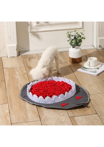 Pet Köpek Snuffle Mat Burun Kokusu Eğitim Battaniye Kelepiş Pad Yavaş Besleme Kase | Köpek Oyuncakları (Yurt Dışından)