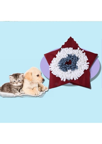 Pet Köpek Snuffle Mat Burun Kokusu Eğitim Battaniye Kelepiş Pad Yavaş Besleme Kase Gıda Dağıtıcı Halı Stres Rahatlatmak | (Yurt Dışından)
