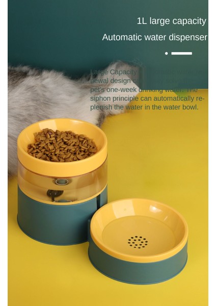 Renk Otomatik Besleyici Pet Kase Artan Boyun Koruyucusu Kedi Kase Su ve Gıda Çift Amaçlı Köpek Maması Kase | Köpek Besleme (Yurt Dışından) fırsatları