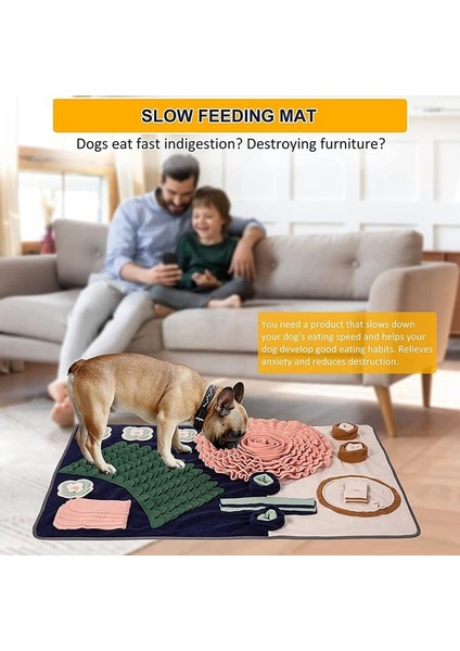Köpekler Yavaş Besleme Mat Dayanıklı Köpek Evregerme Mat Bulmaca Oyuncaklar Doğal Yiyecek Arama Becerilerini Teşvik Eder | Evler, Kennels kalemler (Yurt Dışından) modelleri