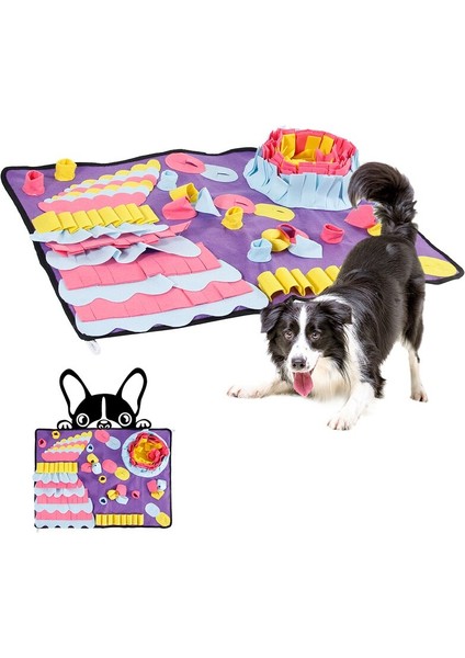 Pet Köpekler Snuffle Mat Kaçak Gıda Anti Boğulma Pedi Kedi Köpek Eğitim Battaniye Burun Çalışma Oyuncak Yavaş Paspaslar Besleme Zekası | Evler, Kennels kalemler (Yurt Dışından) fiyatları