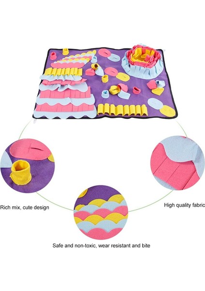 Pet Köpekler Snuffle Mat Kaçak Gıda Anti Boğulma Pedi Kedi Köpek Eğitim Battaniye Burun Çalışma Oyuncak Yavaş Paspaslar Besleme Zekası | Evler, Kennels kalemler (Yurt Dışından) modelleri