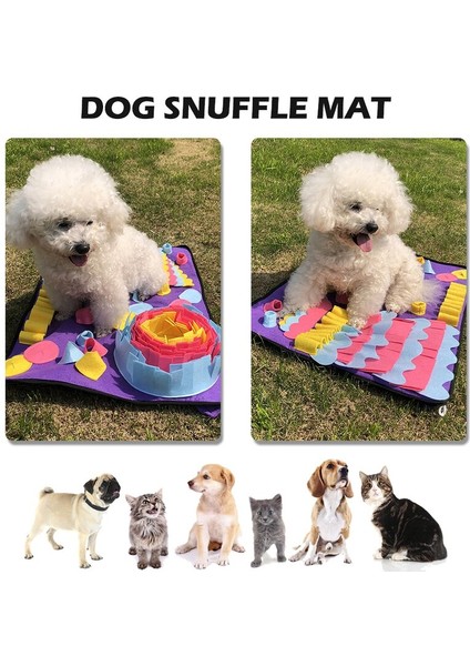 Pet Köpekler Snuffle Mat Kaçak Gıda Anti Boğulma Pedi Kedi Köpek Eğitim Battaniye Burun Çalışma Oyuncak Yavaş Paspaslar Besleme Zekası | Evler, Kennels kalemler (Yurt Dışından) fırsatları
