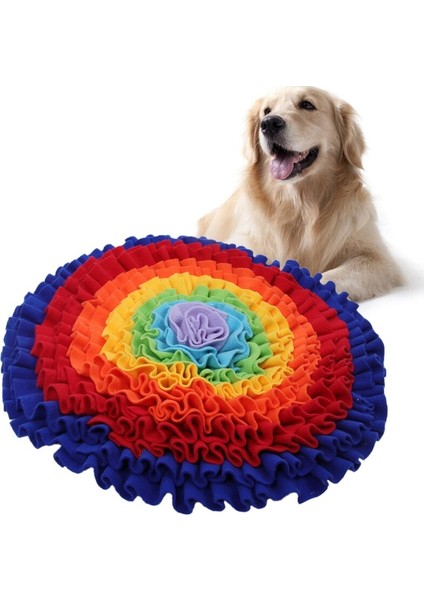 Köpekler Için Snuffle Mat Pet Yavaş Besleme Mat Köpek Kıvrık Yuvarlanma Eğitim Pedi Köpek Puzzle Oyuncaklar | (Yurt Dışından)